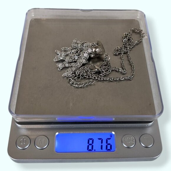 (2/$20) Dangling Snail Chain Tassel Pendant Necklace - Picture 5 of 5